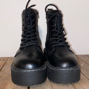 Platform Combat Boots